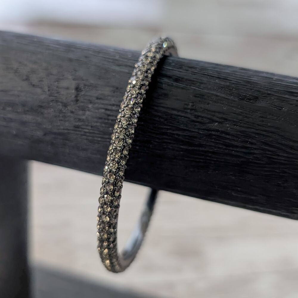 Vintage Bracelet - 7.75" Dark Metal - Tarnished